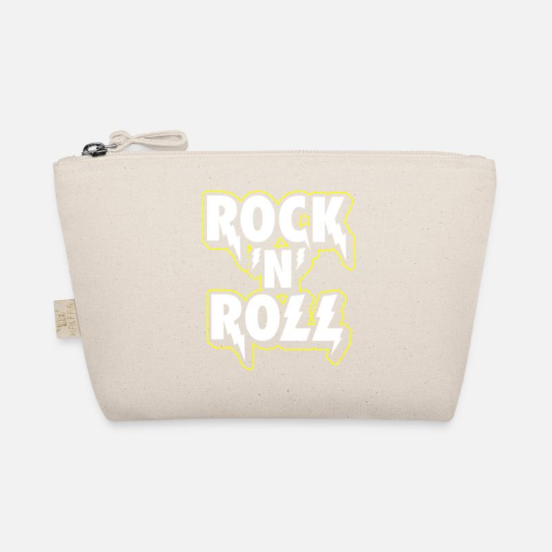 Rock 'N' Roll Lightning 3D Logo Organic Pouch