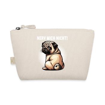 Nerv Mich Nicht Mops Möpse Mopsbesitzer Mopshalter - Bio-Täschchen - Natur - Vorne