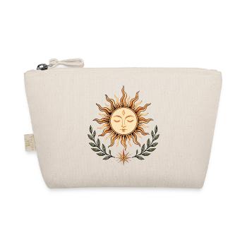 Midsummer Sun – Boho Nature Symbol - Organic Pouch - nature - Front