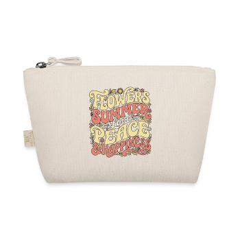 Retro Summer Flower - Organic Pouch - nature - Front