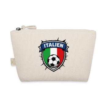 Italien Fußball Wappen - Bio-Täschchen - Natur - Vorne