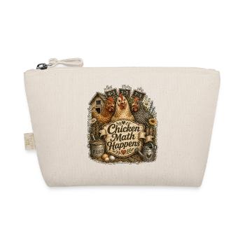 Chicken Math Happens - Organic Pouch - nature - Front