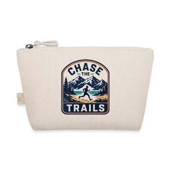 Chase the Trails Mountain Runner Abzeichen - Bio-Täschchen - Natur - Vorne