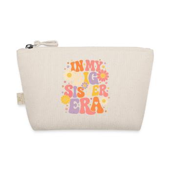 In My Big Sister Era Retro | Big Sister Gift - Organic Pouch - nature - Front