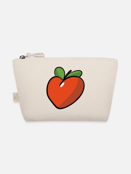 Peche_coeur - Organic Pouch - nature - Front