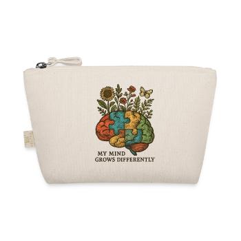 Brain puzzle grows differently - Organic Pouch - nature - Front
