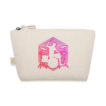 Idée cadeau pour un batteur avec batterie - Trousse biologique - nature - Devant