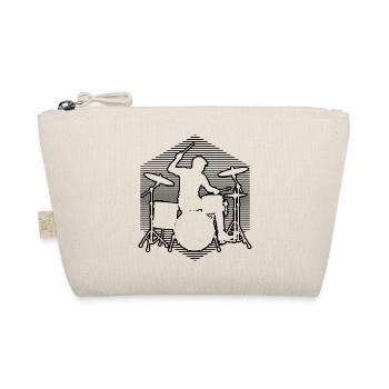 Idée cadeau pour le batteur avec des jeux de batterie - Trousse biologique - nature - Devant