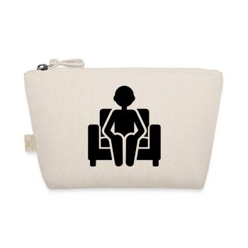 Couch Sitting Lazy - Organic Pouch - nature - Front