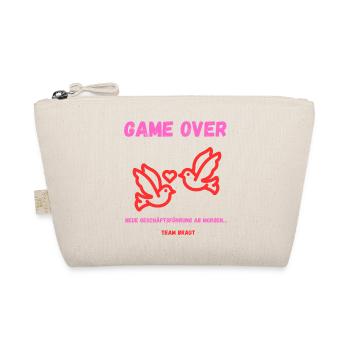 GAME OVER neue Geschäftsführung JGA Frauen  - Bio-Täschchen - Natur - Vorne