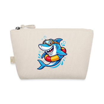 Cool Bath Shark - Organic Pouch - nature - Front