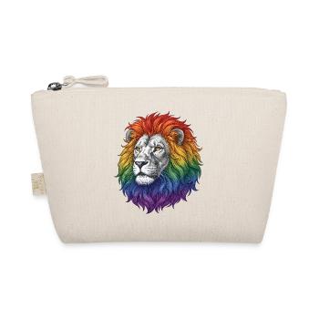 Pride Month LGBTQ - Fierce Lion - Organic Pouch - nature - Front