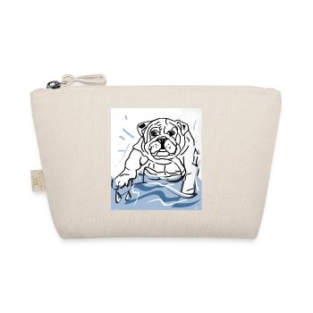 Bulldogge  - Bio-Täschchen - Natur - Vorne