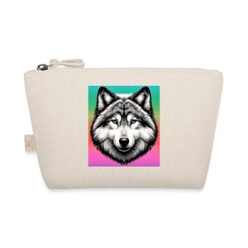 Wolf - Bio-Täschchen - Natur - Vorne