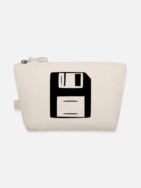 Diskette Computer Retro Geschenk - Bio-Täschchen - Natur