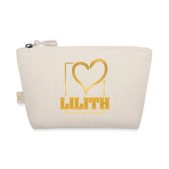 Nom de fille Lilith - Trousse biologique - nature - Devant