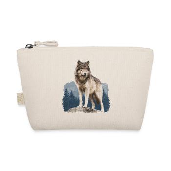 Wolf - Bio-Täschchen - Natur - Vorne