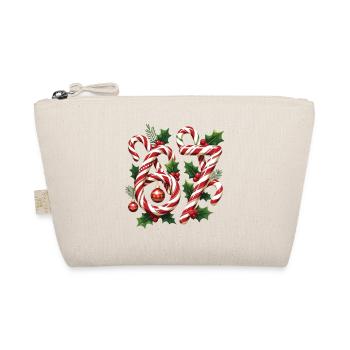Candy 67 Design de Noël - Trousse biologique - nature - Devant