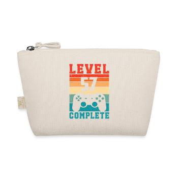 57th Birthday Level 57 Complete 57 Years Gamer - Organic Pouch - nature - Front