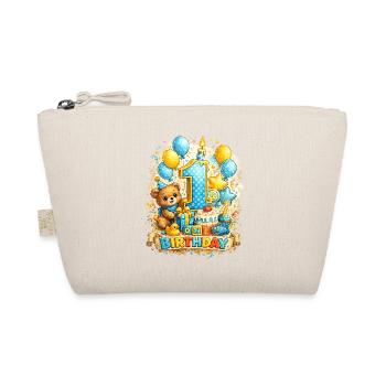 Gâteau ballon Teddy pour son premier anniversaire - Trousse biologique - nature - Devant