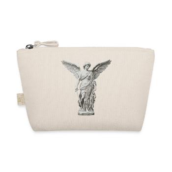 Winged Guardian Angel with Sword - Organic Pouch - nature - Front