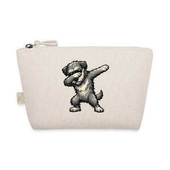 Dabbing Irish Wolfhound - Organic Pouch - nature - Front