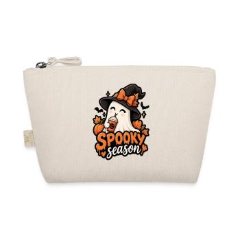 Pumpkin Spirit Spooky Season Design - Organic Pouch - nature - Front