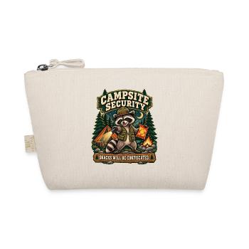 Campingplatz-Sicherheit – Campingwächter-Waschbär - Bio-Täschchen - Natur - Vorne