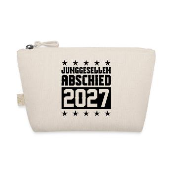 Junggesellenabschied 2027 - Bio-Täschchen - Natur - Vorne