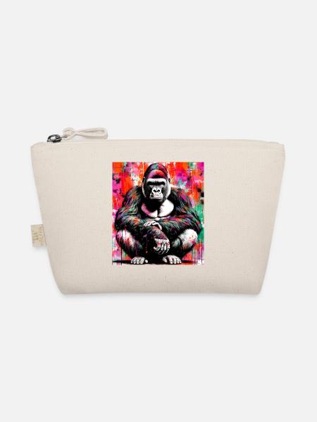 Gorilla - Bio-Täschchen - Natur