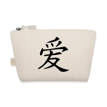chinesisch Liebe - Bio-Täschchen - Natur - Vorne