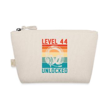 44. Geburtstag Level 44 unlocked - Bio-Täschchen - Natur - Vorne