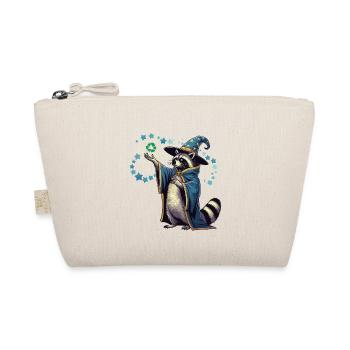 Recycling Zauberer Waschbär - Bio-Täschchen - Natur - Vorne