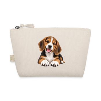 Beagle-Welpe Tierliebhaber - Bio-Täschchen - Natur - Vorne