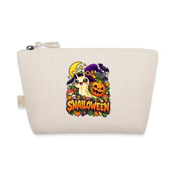 Snailoween Kawaii Schnecke Halloween - Bio-Täschchen - Natur - Vorne