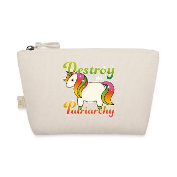 Destroy the Patriarchy - Bio-Täschchen - Natur - Vorne