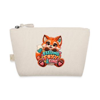 Feeling Foxy & Fine Patchwork Fox - Bio-Täschchen - Natur - Vorne