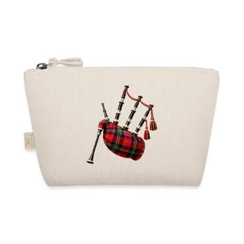 Keltischer Dudelsacktartan - Bio-Täschchen - Natur - Vorne