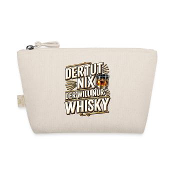Der Tut Nix Whisky Slogan - Bio-Täschchen - Natur - Vorne