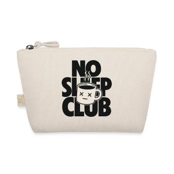 No Sleep Club – Müde Kaffeetasse - Bio-Täschchen - Natur - Vorne