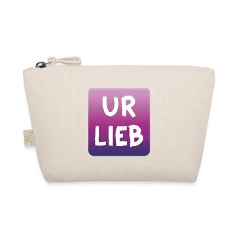 UR LIEB – Spruch mit österreichischem Charme, Wien - Bio-Täschchen - Natur - Vorne