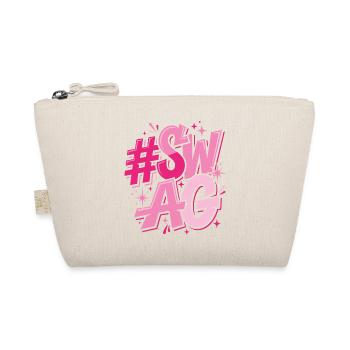 Swag-Hashtag Neon Pink - Bio-Täschchen - Natur - Vorne