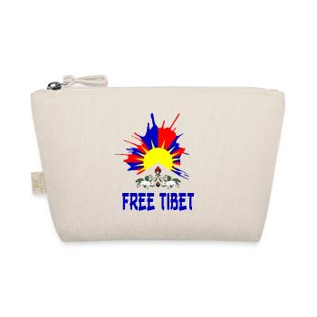 free tibet - Bio-Täschchen - Natur - Vorne