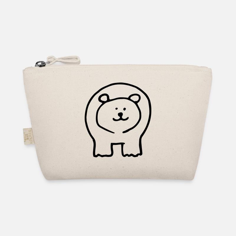 Bear printed 2 sides - Trousse biologique - nature