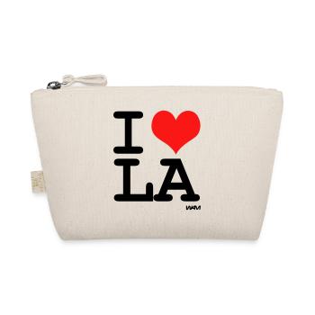 I love LA los angeles - couleurs personnalisables - Trousse biologique - nature - Devant
