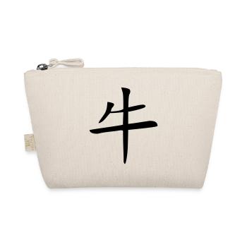 Büffel - Kanji - Bio-Täschchen - Natur - Vorne
