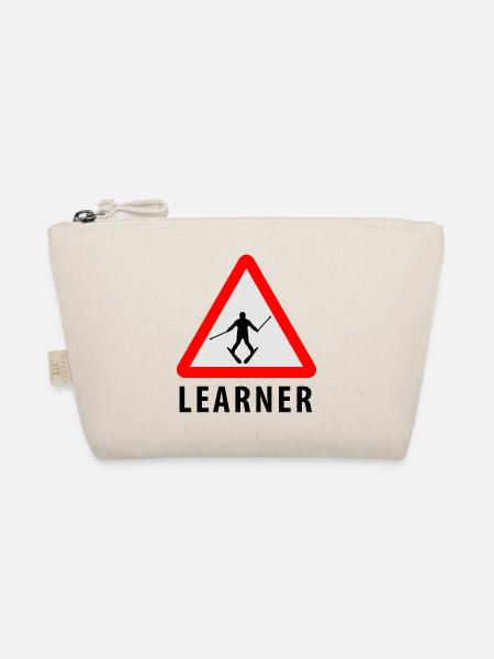 Ski Learner - Bio-Täschchen - Natur - Vorne