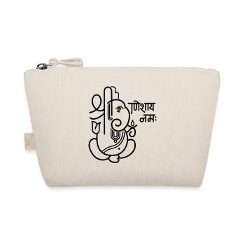 Ganesha Elephant No.05_1c - Organic Pouch - nature - Front