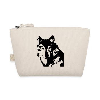 wolf - Bio-Täschchen - Natur - Vorne