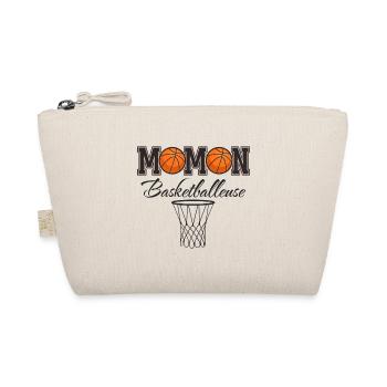 Maman basketballeuse cadeau basket-ball femme - Trousse biologique - nature - Devant